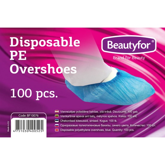 Disposable PE Overshoes 100pcs. Disposable PE Overshoes 100pcs.