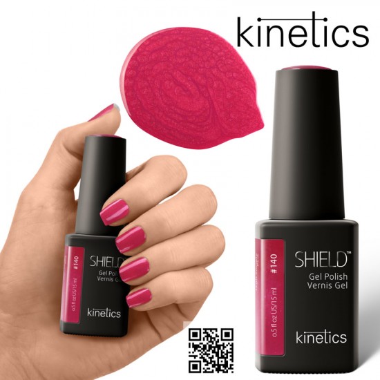 Kinetics Shield Gel Polish 15ml High Society Pink #140 Kinetics Shield Gel Polish 15ml High Society Pink #140