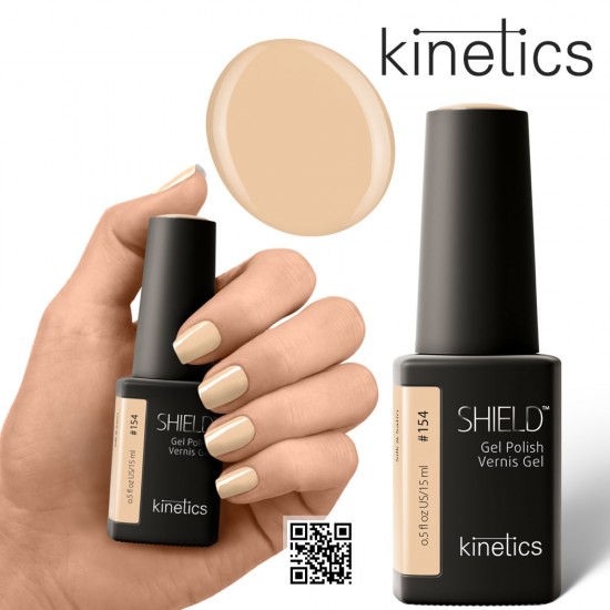 Kinetics Shield Gel Polish 15ml #154 Silk&Satin Kinetics Shield Gel Polish 15ml #154 Silk&Satin