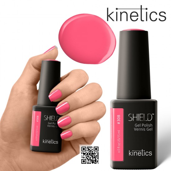 Kinetics Shield Gel Polish 15ml #308 Raspberry Mojito Kinetics Shield Gel Polish 15ml #308 Raspberry Mojito