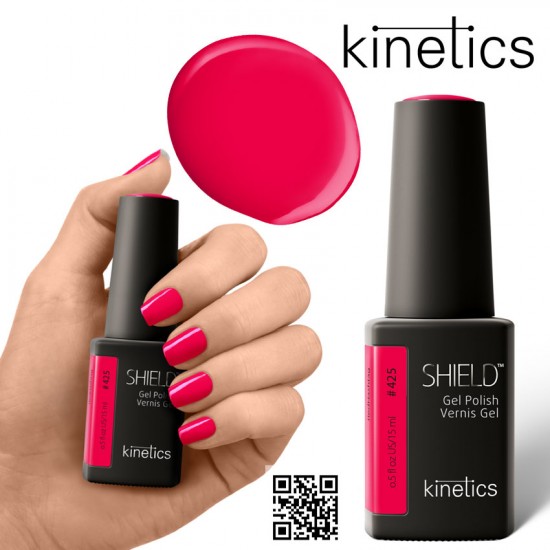 Kinetics Shield Gel Polish 15ml RedHashtag #425 Kinetics Shield Gel Polish 15ml RedHashtag #425