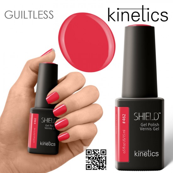 Kinetics Shield Gel Polish 15ml #462 Raspberry Gin Kinetics Shield Gel Polish 15ml #462 Raspberry Gin