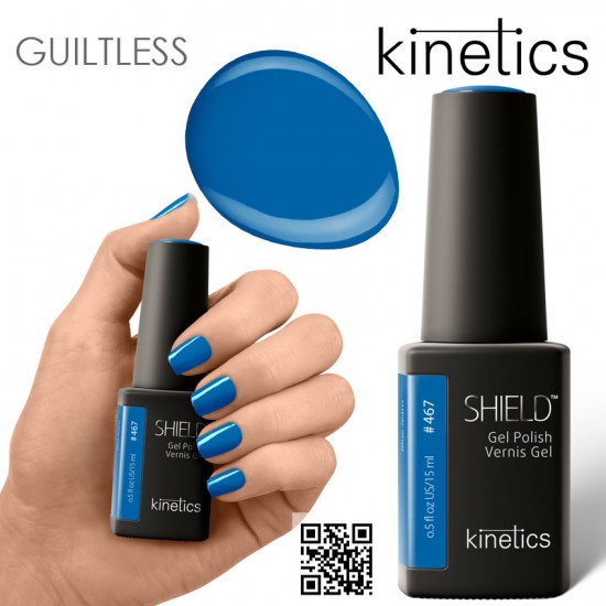 Kinetics Shield Gel Polish 15ml #467 Blue Jeans Kinetics Shield Gel Polish 15ml #467 Blue Jeans