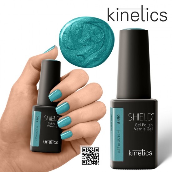 Kinetics Shield Gel Polish 15ml #490 Iron Red Kinetics Shield Gel Polish 15ml #490 Iron Red