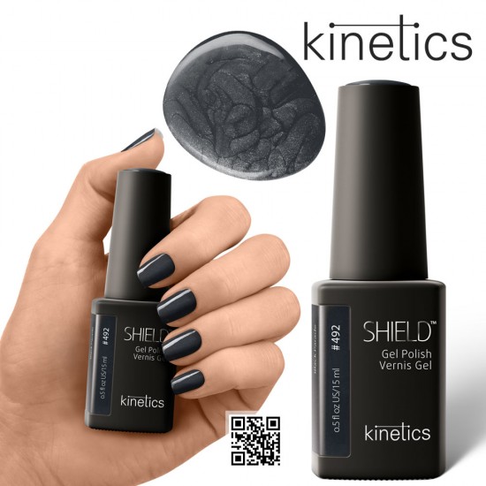Kinetics Shield Gel Polish 15ml #492 Black Parade Kinetics Shield Gel Polish 15ml #492 Black Parade