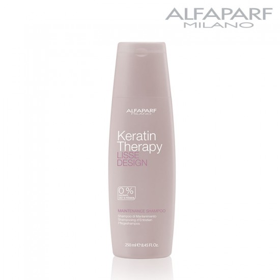 AlfaParf Keratin Therapy Lisse Design šampūns pēc matu taisnošanas 250ml