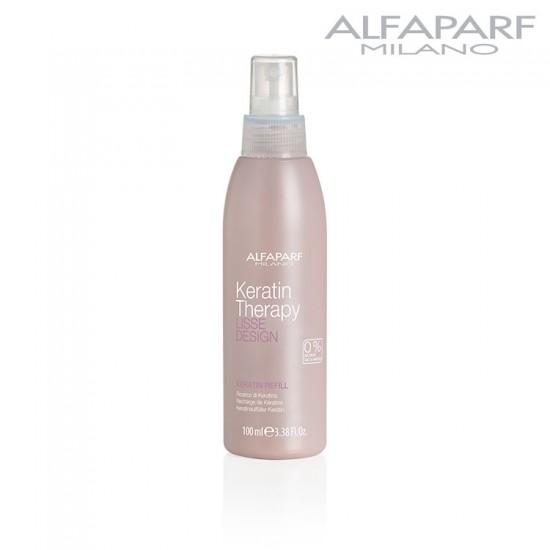 AlfaParf Keratin Therapy Lisse Design fluīds ar keratīnu pēc matu taisnošanas 100ml