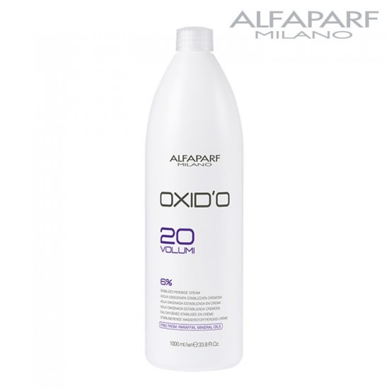 AlfaParf Oxid’O 20 Volume 6% krēmveida oksidants 1000ml AlfaParf Oxid’O 20 Volume 6% krēmveida oksidants 1000ml