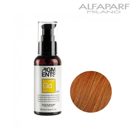 AlfaParf Pigments Gold .3 pigments dzeltena krāsa 90ml