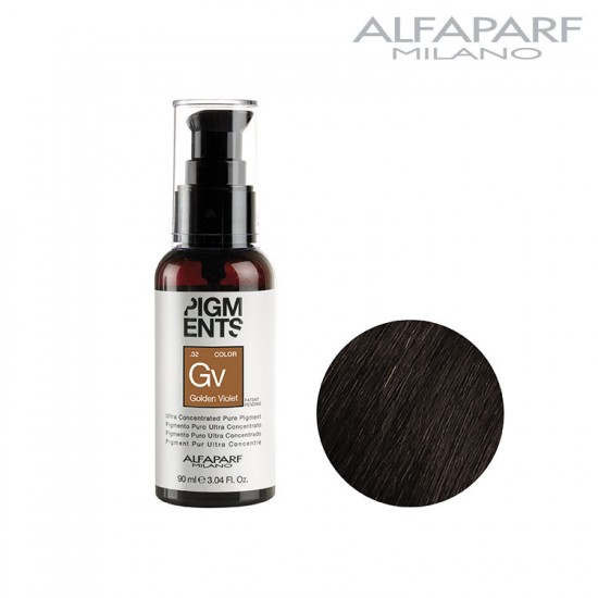 AlfaParf Pigments Golden Violet .32 pigments zeltaini perlamutra krāsa 90ml