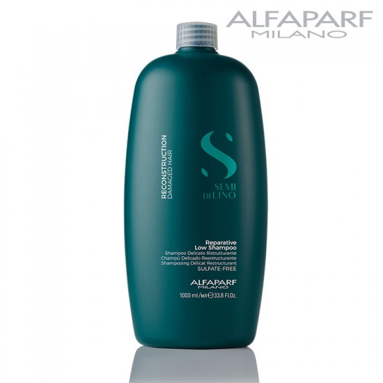 AlfaParf Semi Di Lino Reconstruction šampūns bojātiem matiem 1000ml AlfaParf Semi Di Lino Reconstruction šampūns bojātiem matiem 1000ml