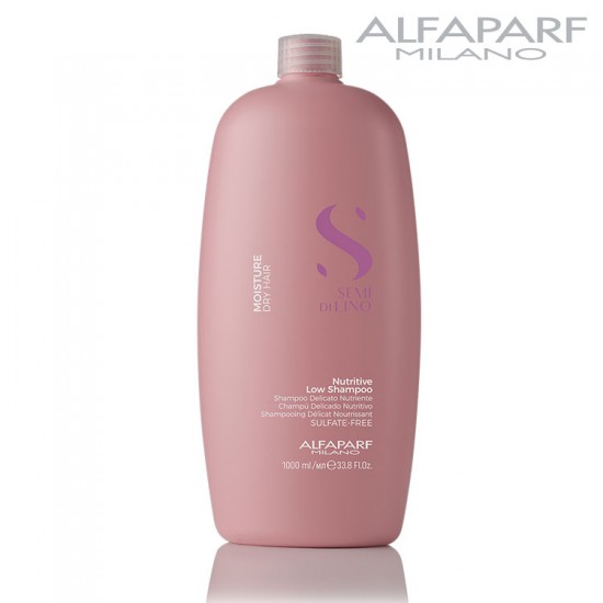 AlfaParf Semi Di Lino Moisture Nutritive Low Shampoo for Dry Hair 1000ml AlfaParf Semi Di Lino Moisture Nutritive Low Shampoo for Dry Hair 1000ml