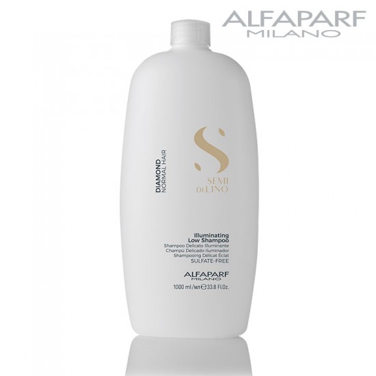 AlfaParf Semi Di Lino Diamond spīdumu piešķirošs šampūns 1000ml AlfaParf Semi Di Lino Diamond spīdumu piešķirošs šampūns 1000ml