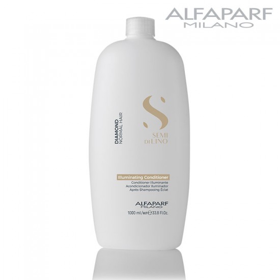 AlfaParf Semi Di Lino Diamond spīdumu piešķirošs kondicionieris 1000ml AlfaParf Semi Di Lino Diamond spīdumu piešķirošs kondicionieris 1000ml