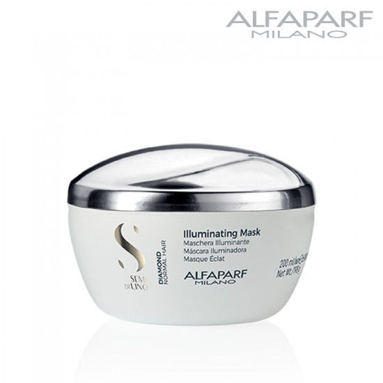 AlfaParf Semi Di Lino Diamond spīdumu piešķiroša maska 200ml AlfaParf Semi Di Lino Diamond spīdumu piešķiroša maska 200ml