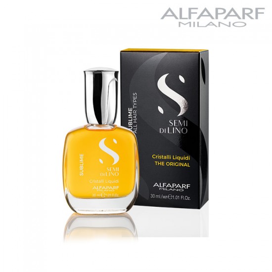 AlfaParf Semi Di Lino Sublime spīdumu piešķiroša eļļa 30ml AlfaParf Semi Di Lino Sublime spīdumu piešķiroša eļļa 30ml