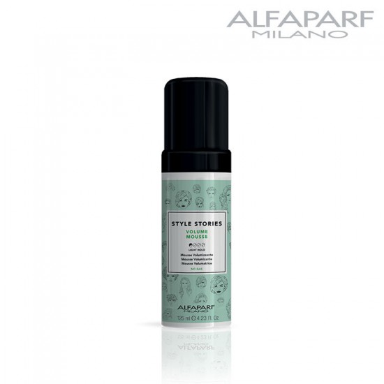 AlfaParf Style Stories vieglas fiksācijas putas plānu matu apjomam 125ml AlfaParf Style Stories vieglas fiksācijas putas plānu matu apjomam 125ml