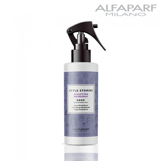 AlfaParf Style Stories Sculpting Hairspray gas-free extra strong hairspray 250ml AlfaParf Style Stories Sculpting Hairspray gas-free extra strong hairspray 250ml