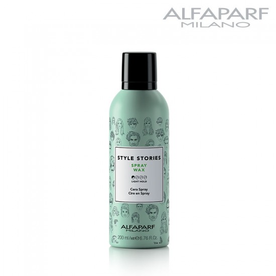 AlfaParf Style Stories Spray Wax light hold wax spray for glossy finish 200ml AlfaParf Style Stories Spray Wax light hold wax spray for glossy finish 200ml