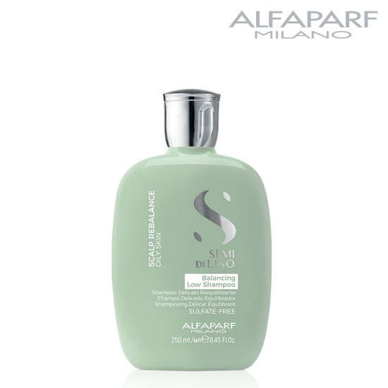AlfaParf Semi Di Lino Scalp Rebalance šampūns taukainai galvas ādai 250ml AlfaParf Semi Di Lino Scalp Rebalance šampūns taukainai galvas ādai 250ml