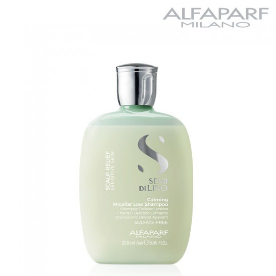 AlfaParf Semi Di Lino Scalp Relief micelārais šampūns jutīgai galvas ādai 250ml AlfaParf Semi Di Lino Scalp Relief micelārais šampūns jutīgai galvas ādai 250ml