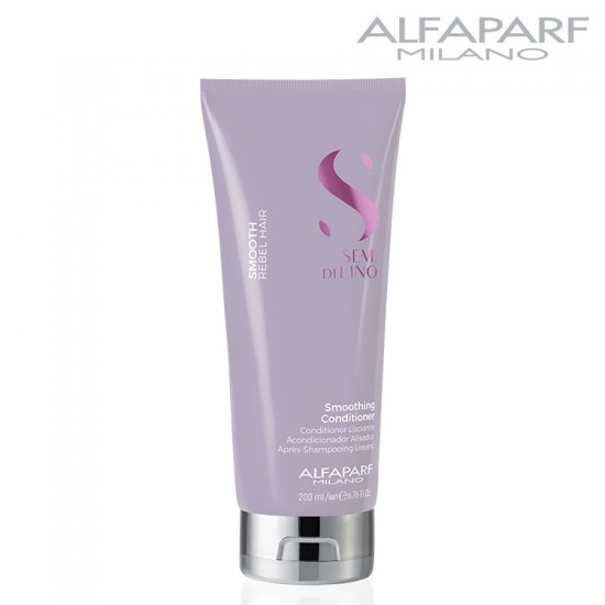 AlfaParf Semi Di Lino Smooth nogludinošs kondicionieris nepakļāvīgiem matiem 200ml AlfaParf Semi Di Lino Smooth nogludinošs kondicionieris nepakļāvīgiem matiem 200ml