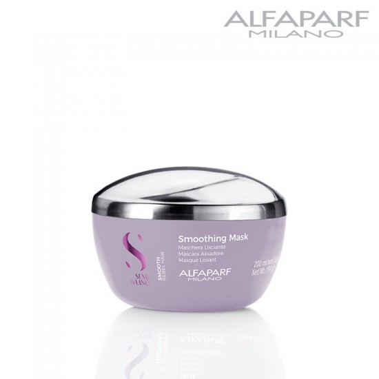 AlfaParf Semi Di Lino Smooth nogludinoša maska nepakļāvīgiem matiem 200ml AlfaParf Semi Di Lino Smooth nogludinoša maska nepakļāvīgiem matiem 200ml