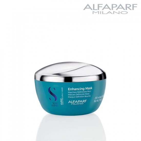 AlfaParf Semi Di Lino Curls maska lokainiem un cirtainiem matiem 200ml AlfaParf Semi Di Lino Curls maska lokainiem un cirtainiem matiem 200ml