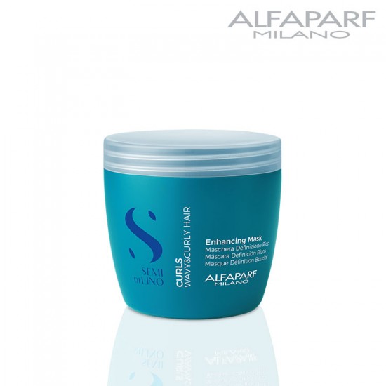 AlfaParf Semi Di Lino Curls maska lokainiem un cirtainiem matiem 500ml AlfaParf Semi Di Lino Curls maska lokainiem un cirtainiem matiem 500ml