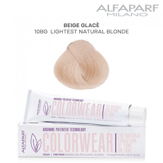 AlfaParf Color Wear matu krāsa Beige Glace Lightest Natural Blonde 10bg 60ml AlfaParf Color Wear matu krāsa Beige Glace Lightest Natural Blonde 10bg 60ml