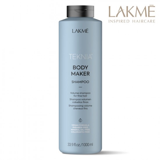 Lakme Teknia Body Maker šampūns 1000ml Lakme Teknia Body Maker šampūns 1000ml