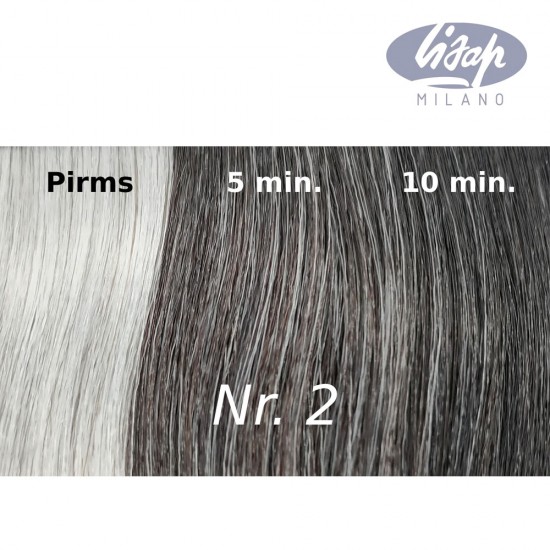 Lisap Man Color matu krāsa N.2 - ļoti tumši brūns 60ml Lisap Man Color matu krāsa N.2 - ļoti tumši brūns 60ml