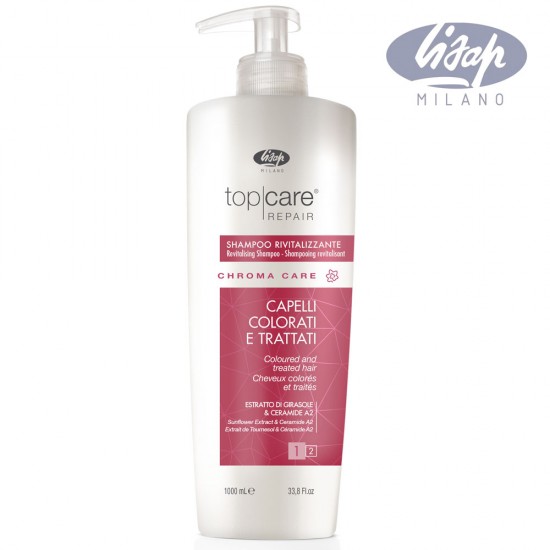 Lisap Chroma Care šampūns krāsotiem matiem 1000ml Lisap Chroma Care šampūns krāsotiem matiem 1000ml
