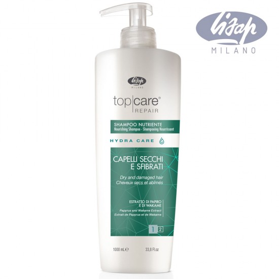 Lisap Hydra Care intensīvi barojošs šampūns 1000ml Lisap Hydra Care intensīvi barojošs šampūns 1000ml