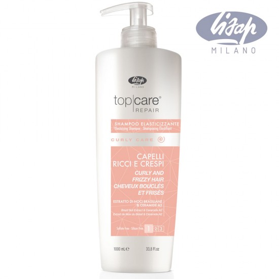 Lisap Curly Care šampūns cirtainiem un nepakļāvīgiem matiem 1000ml Lisap Curly Care šampūns cirtainiem un nepakļāvīgiem matiem 1000ml