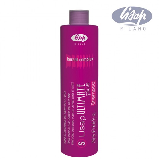 Lisap Ultimate šampūns taisniem un cirtainiem matiem 250ml Lisap Ultimate šampūns taisniem un cirtainiem matiem 250ml