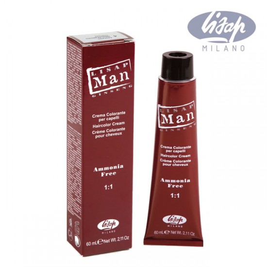 Lisap Man Color matu krāsa N.3 – tumši brūns 60ml Lisap Man Color matu krāsa N.3 – tumši brūns 60ml