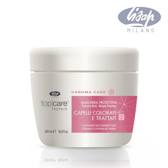 Lisap Chroma Care maska krāsotiem un ķīmiski apstrādātiem matiem 500ml Lisap Chroma Care maska krāsotiem un ķīmiski apstrādātiem matiem 500ml