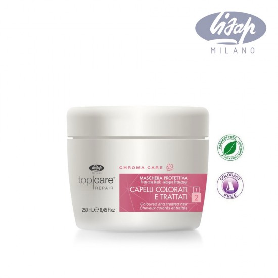 Lisap Chroma Care maska krāsotiem un ķīmiski apstrādātiem matiem 250ml Lisap Chroma Care maska krāsotiem un ķīmiski apstrādātiem matiem 250ml