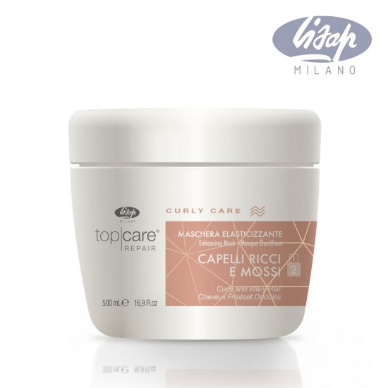 Lisap Curly Care maska cirtainiem un viļņainiem matiem 500ml Lisap Curly Care maska cirtainiem un viļņainiem matiem 500ml