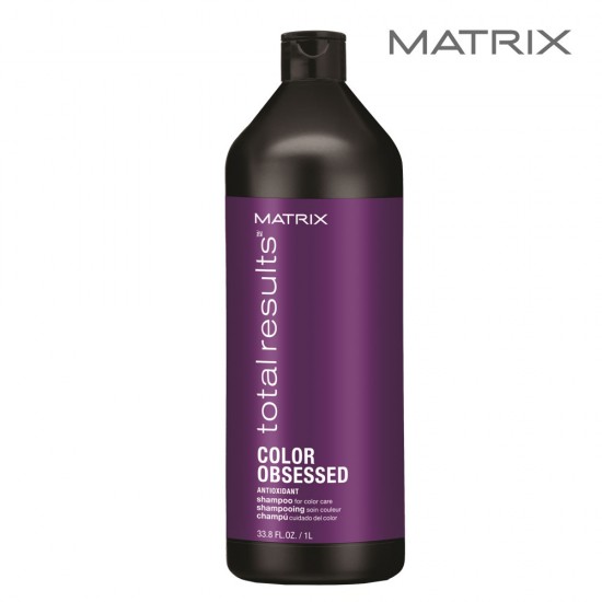 Matrix Total Results Color Obsessed šampūns krāsotiem matiem 1L Matrix Total Results Color Obsessed šampūns krāsotiem matiem 1L