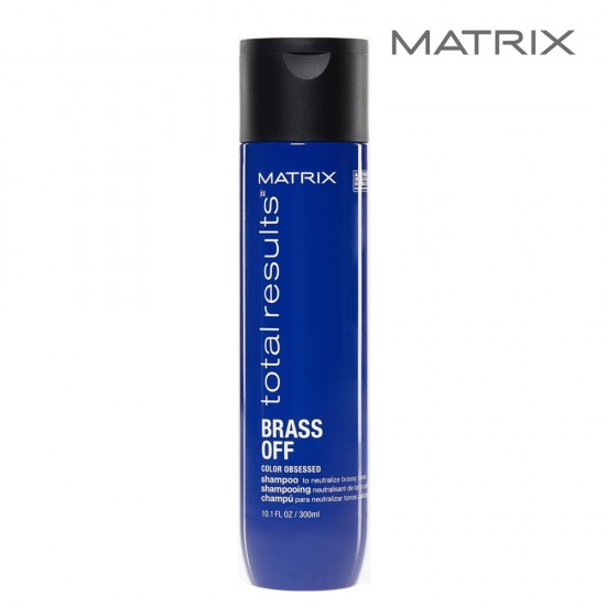 Matrix Total Results Brass Off šampūns dzeltenīgo toņu neitralizēšanai 300ml Matrix Total Results Brass Off šampūns dzeltenīgo toņu neitralizēšanai 300ml