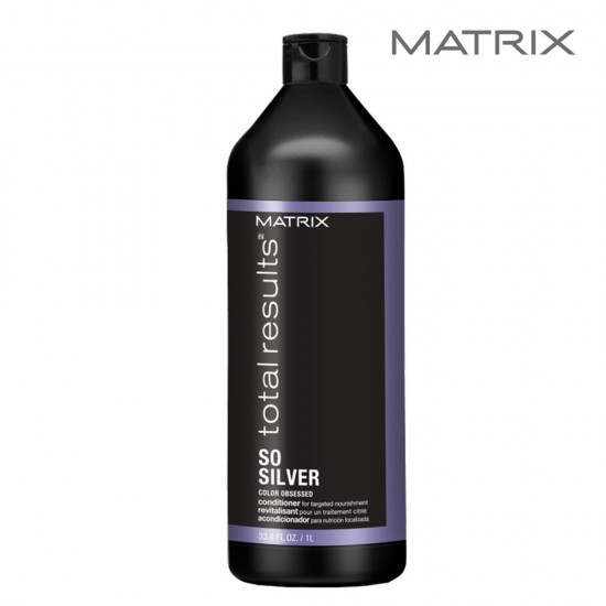 Matrix Total Results So Silver kondicionieris blondiem un pelēkiem matiem 1L Matrix Total Results So Silver kondicionieris blondiem un pelēkiem matiem 1L