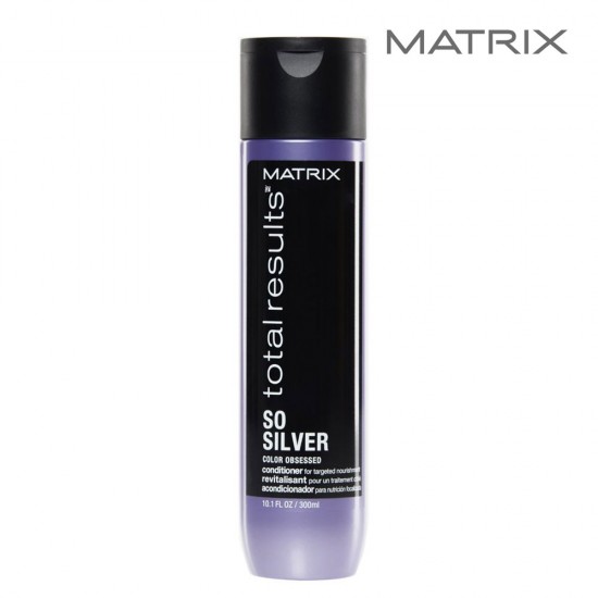 Matrix Total Results So Silver kondicionieris blondiem un pelēkiem matiem 300ml Matrix Total Results So Silver kondicionieris blondiem un pelēkiem matiem 300ml