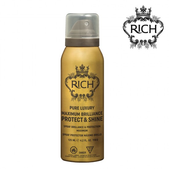 Rich Maximum Brilliance spīduma sprejs ar karstuma aizsardzību 125ml Rich Maximum Brilliance spīduma sprejs ar karstuma aizsardzību 125ml