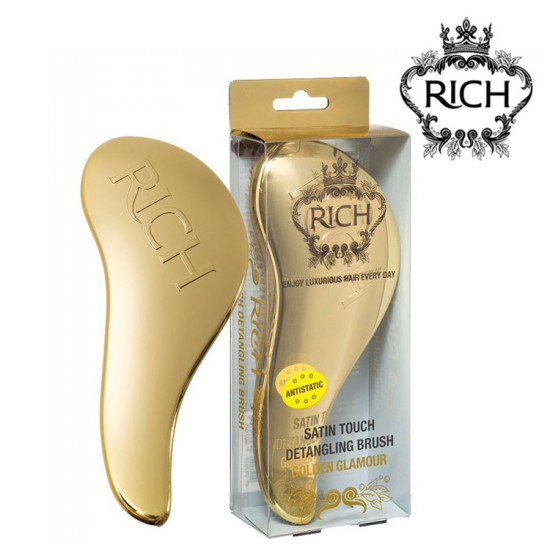 Rich Detangling Brush Gold matu suka Rich Detangling Brush Gold matu suka