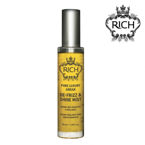 Rich Argan De-Frizz & Shine Mist matu sprejs 50ml Rich Argan De-Frizz & Shine Mist matu sprejs 50ml