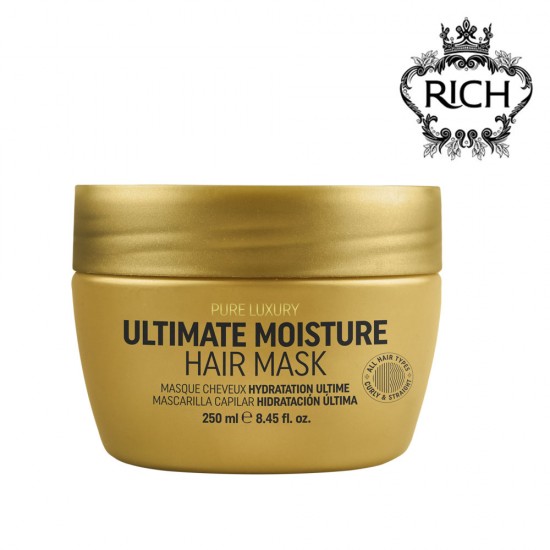 Rich Ultimate Moisture Hair Mask mitrinoša matu maska 250ml Rich Ultimate Moisture Hair Mask mitrinoša matu maska 250ml