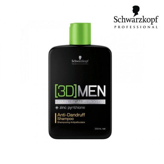 Schwarzkopf Pro 3D Men Anti-Dandruff pretblaugznu šampūns 250ml