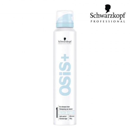 Schwarzkopf Pro Osis+ Fresh Texture sausā šampūna putas 200ml Schwarzkopf Pro Osis+ Fresh Texture sausā šampūna putas 200ml